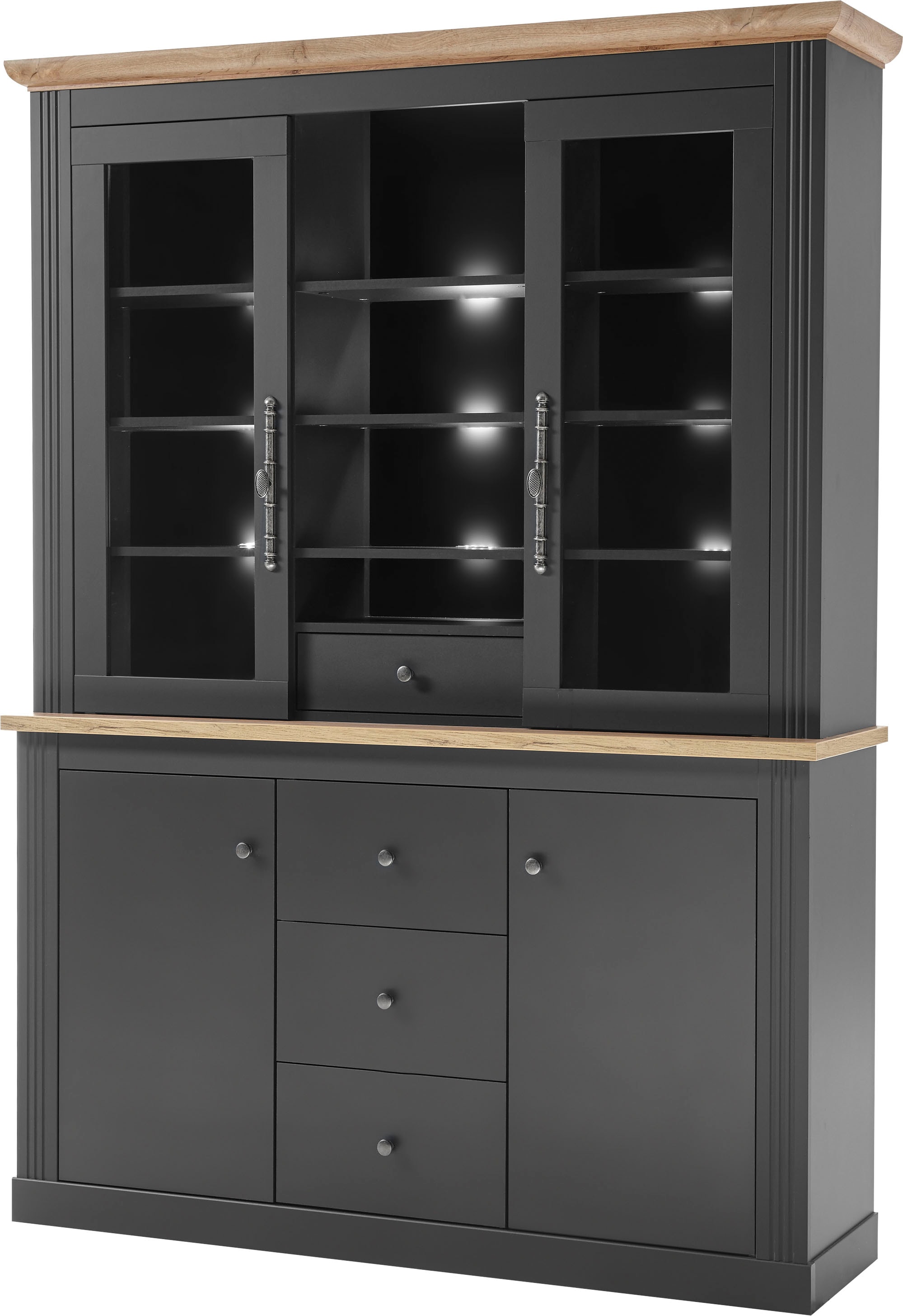 Home affaire Buffet »WESTMINSTER TOPSELLER!« Höhe ca. 205cm,  im angesagten Landhaus-Look
