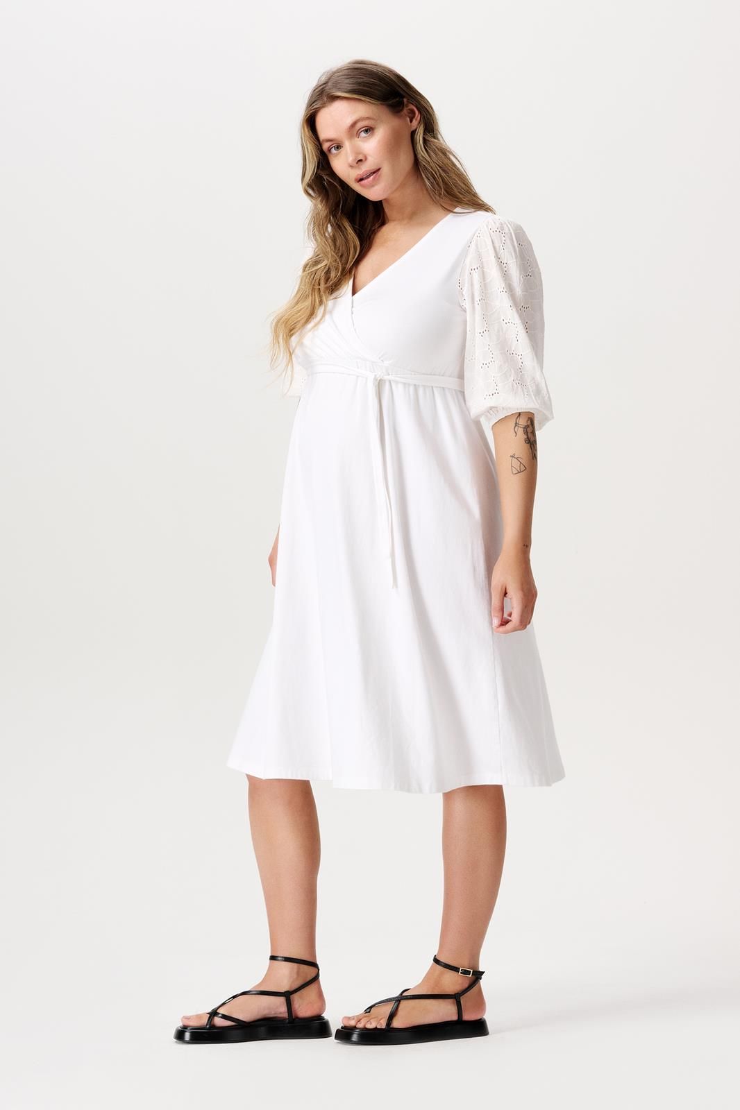 Noppies Maternity Jurk Kajal - Optical White