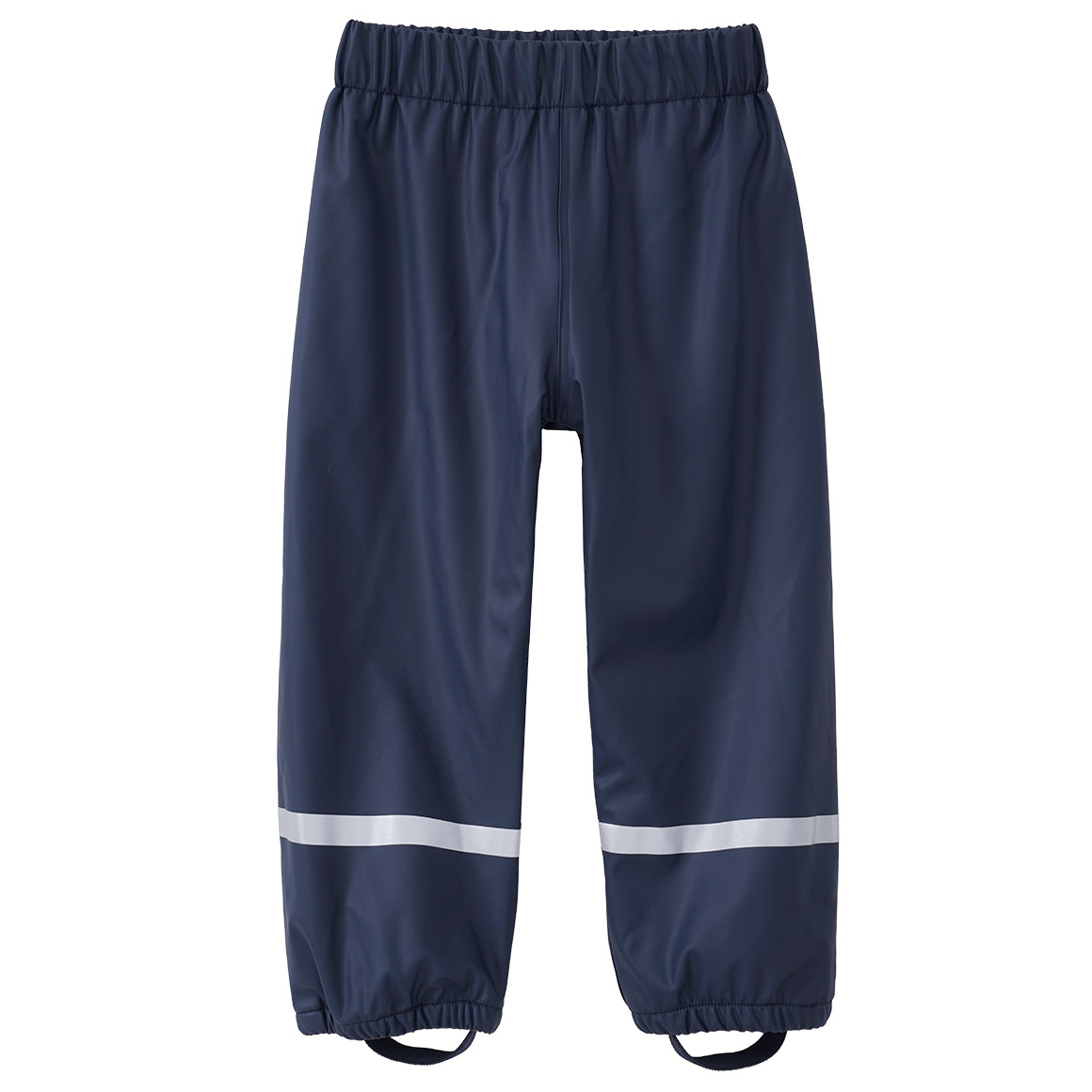 Kinder Regenhose mit Elastikbund dunkelblau