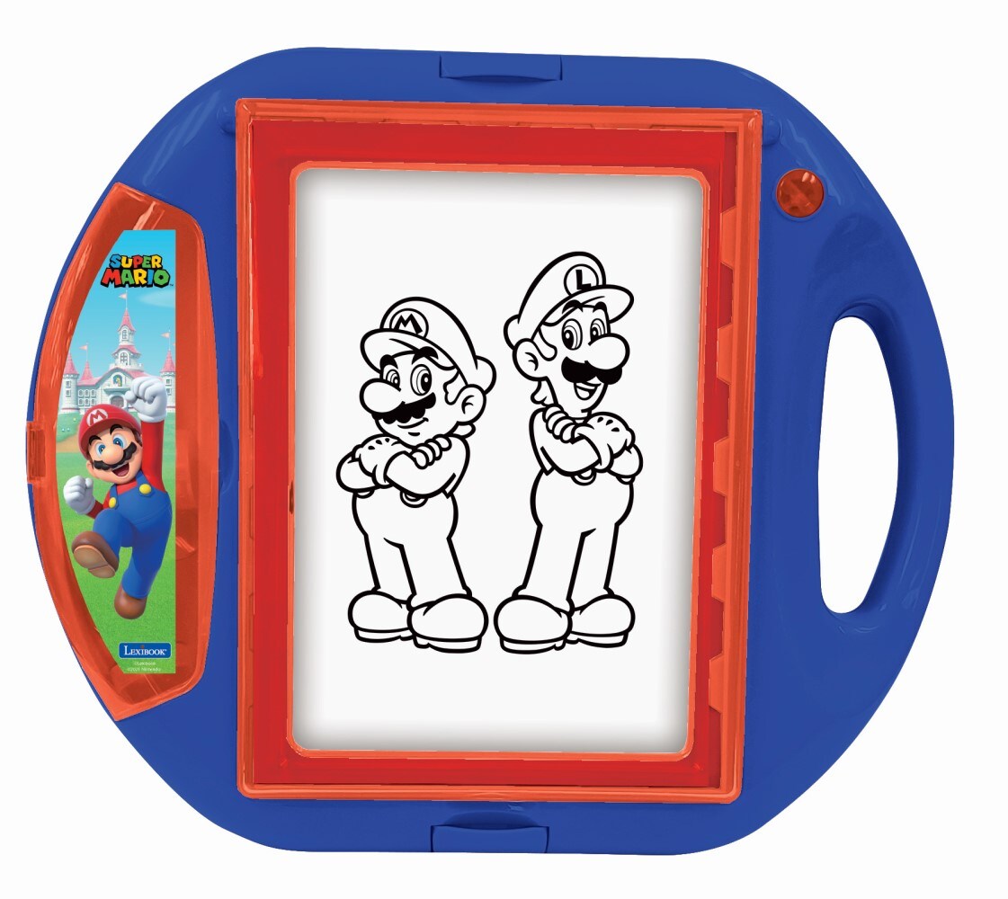 Super Mario Zeichenprojektor mit Schablonen und Stempeln