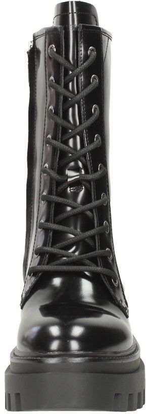 Calvin Klein Flatform Mid Lace Up Boot zwart