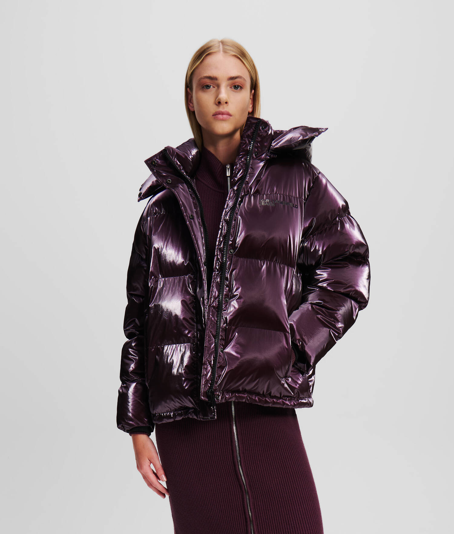 VESTE MATELASSÉE EFFET PERLÉ KLJ