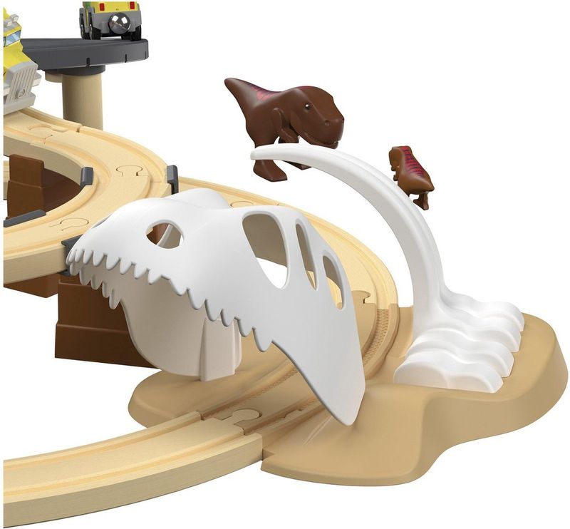 Playtive - Treinbaanset - 49-delig - Glow in the Dark - Met Licht- en Dampfunctie