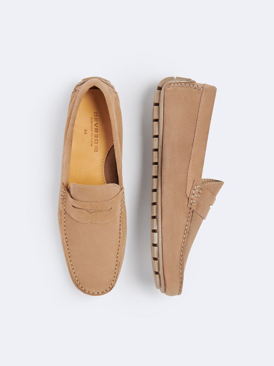 Mocassins en cuir