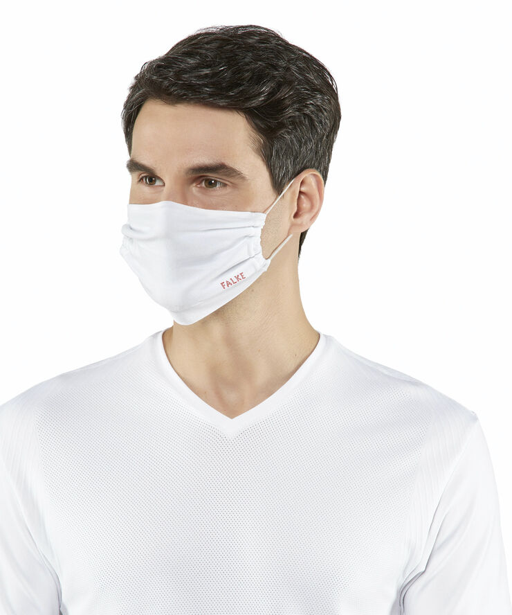 Falke MN-Maske-Kordel Hvid