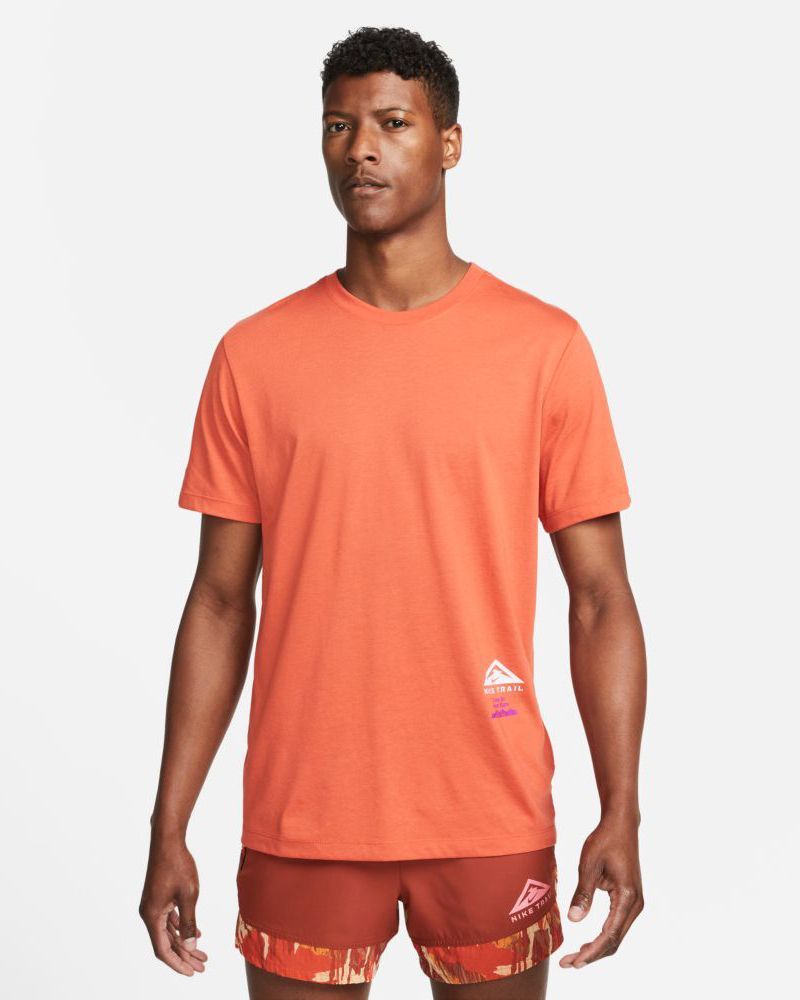T-shirt de trail Nike Dri-FIT Orange pour homme