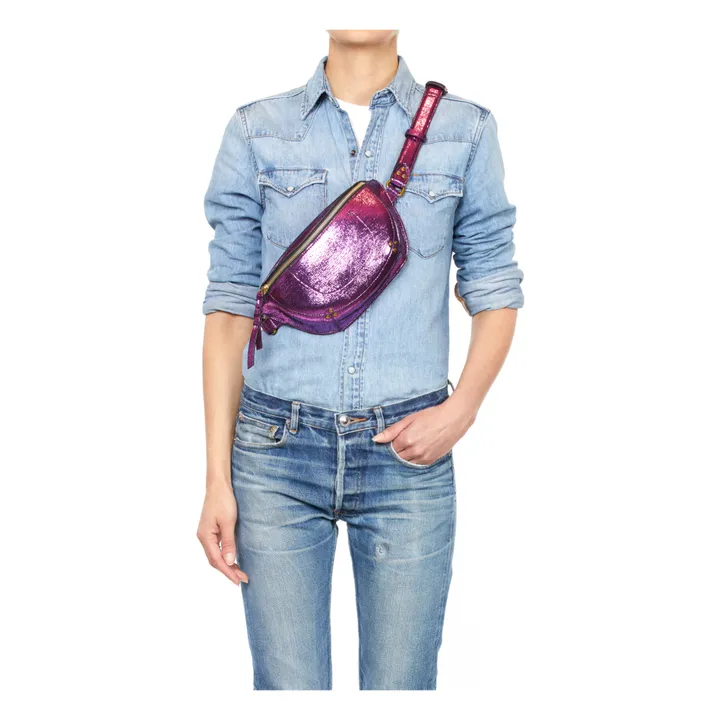 Jérôme Dreyfuss Banane Lino Lamé | Fuxia