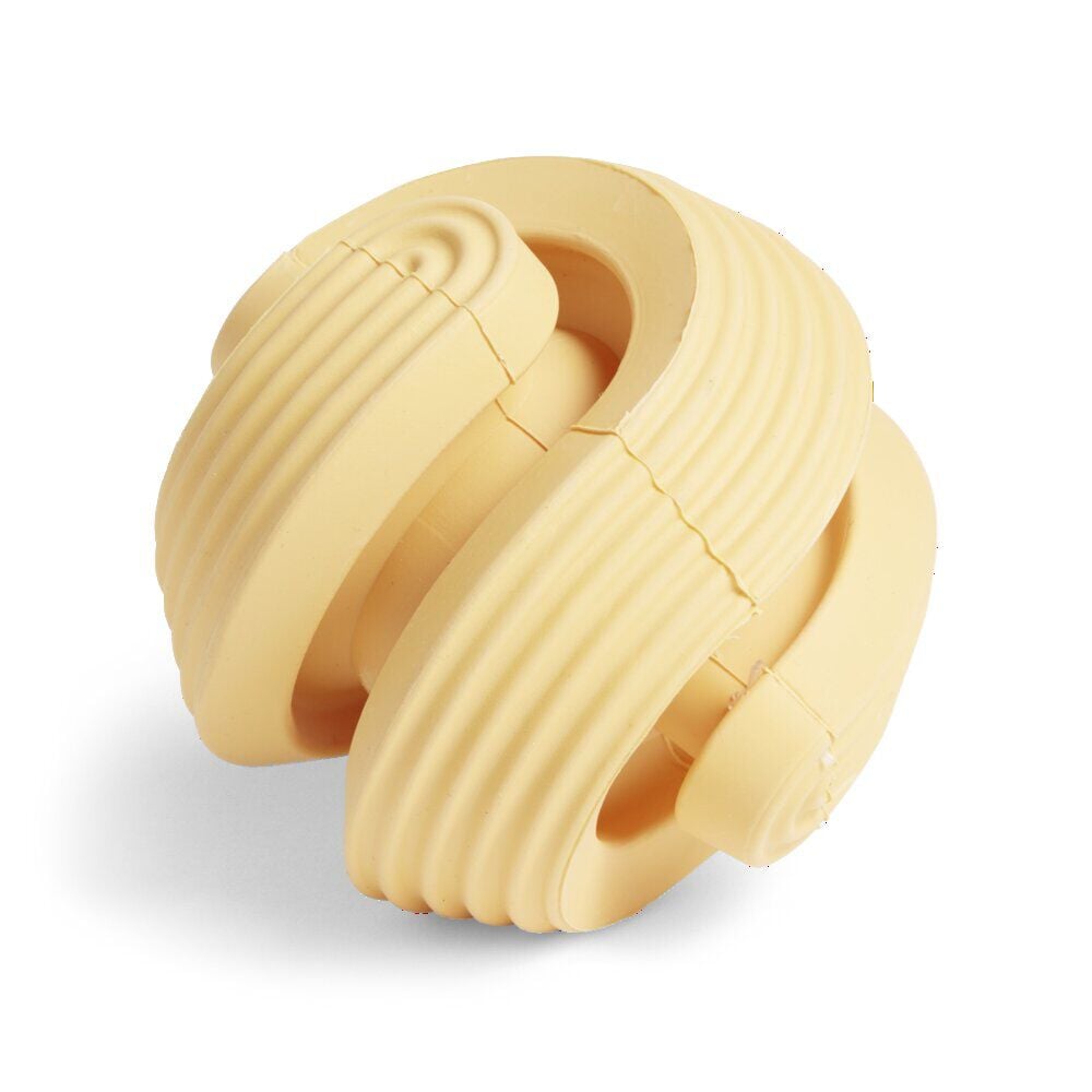 Distributeur friandise pour chien caoutchouc vert Ø8,5cm