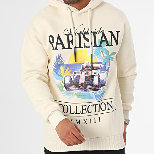Sweat Capuche Beige