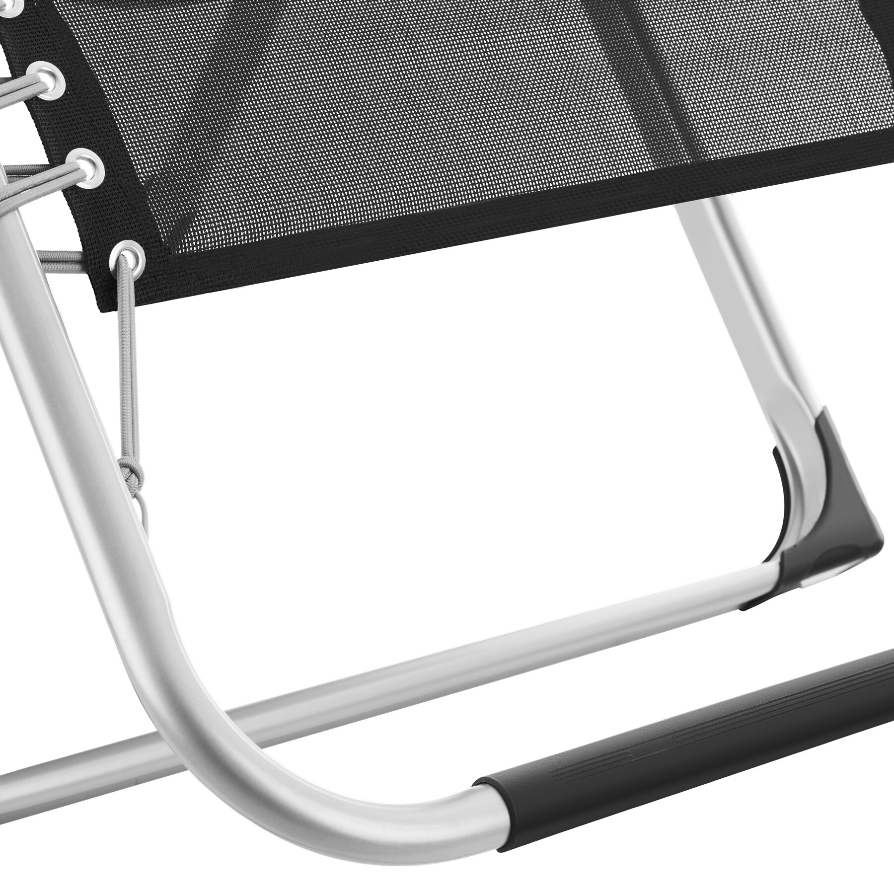 tectake® Sonnenliege, klappbar, abnehmbares Sitz- und Kopfpolster, 84 x 168 x 82,5 cm, mit Ablagetisch