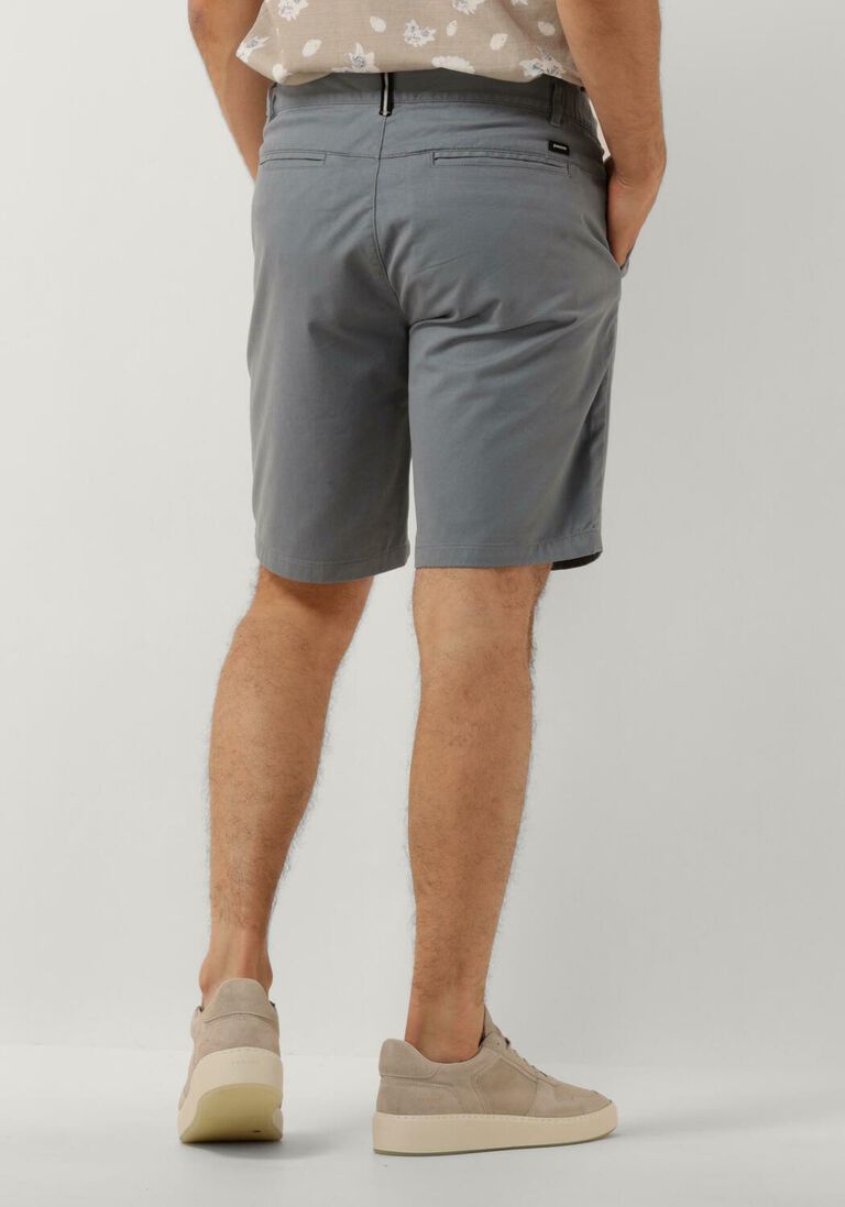 VANGUARD grijze vanguard korte broek v65 shorts fine twill stretch