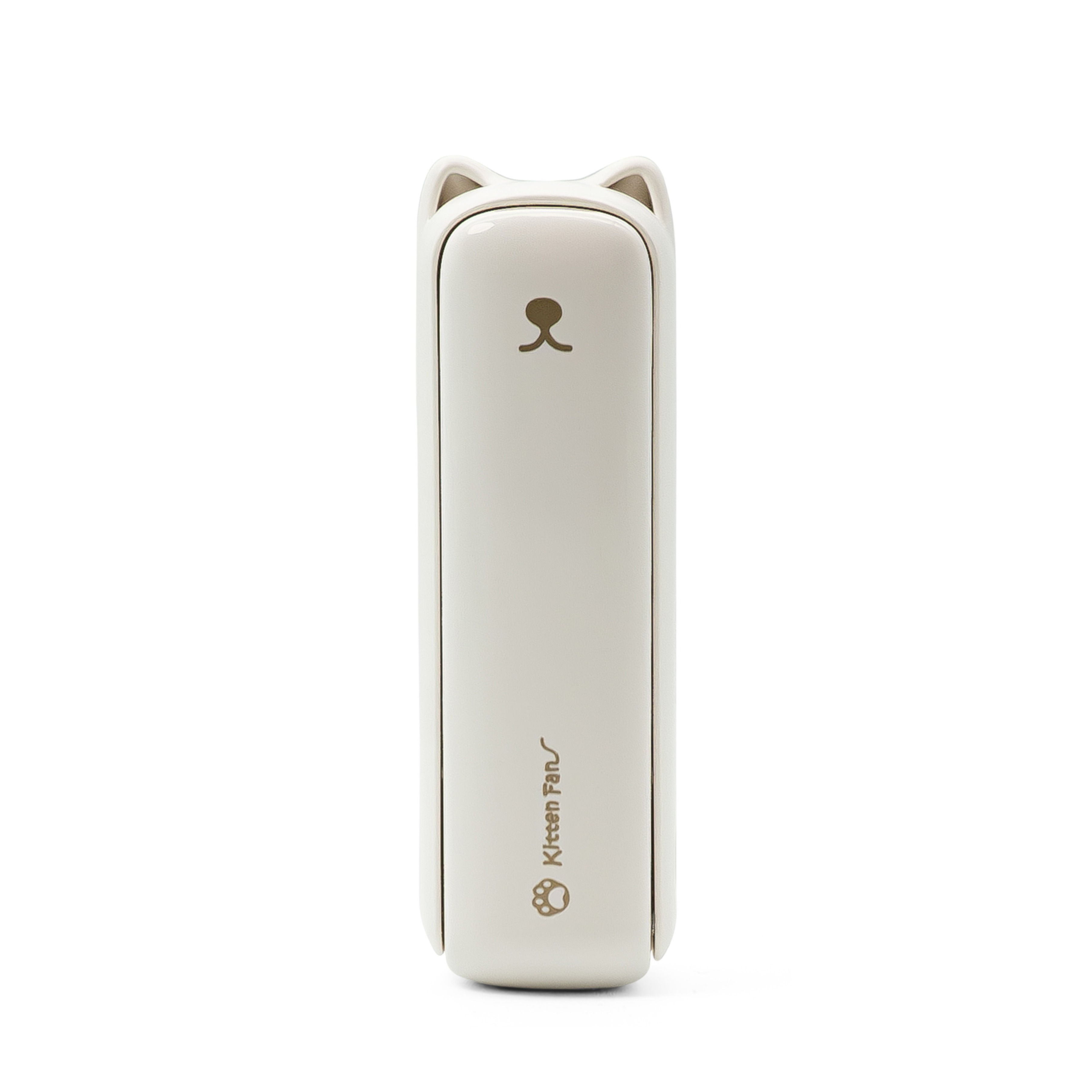 (5V/1A) 3in1 2000mAh USB Powerbank Ladegerät mit Ventilator und LED Taschenlampe   Trageschlaufe - Weiss