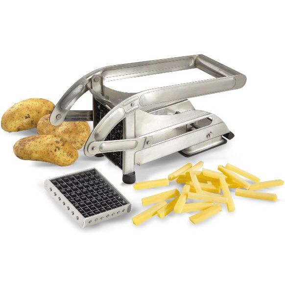 Coupe-frites à 2 grilles Inox