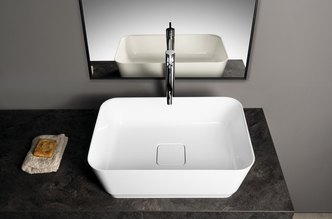 Polysan Banera waskom vierkant 50x36cm wit glans