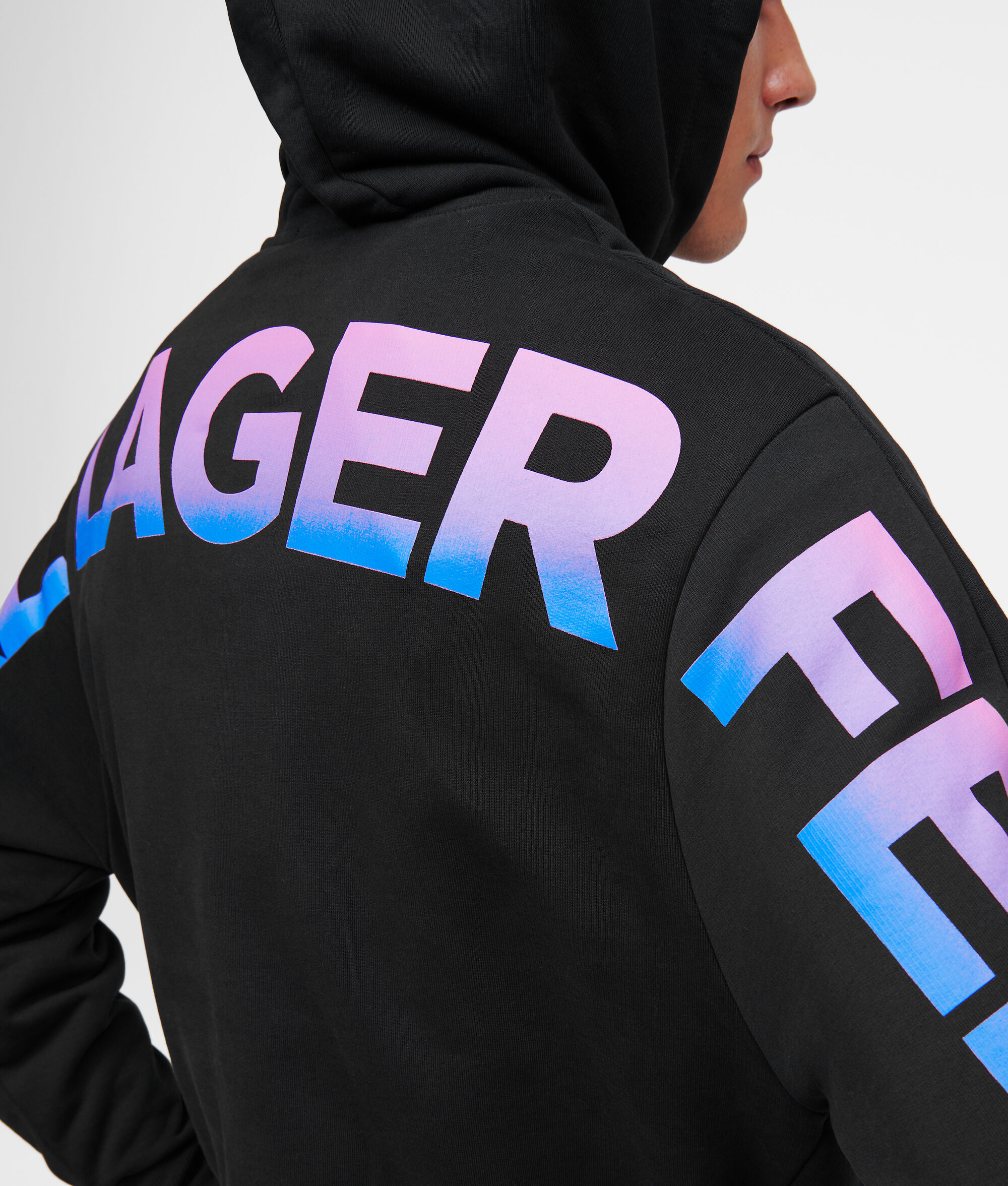 SWEAT À CAPUCHE AVEC LOGO KARL OMBRÉ