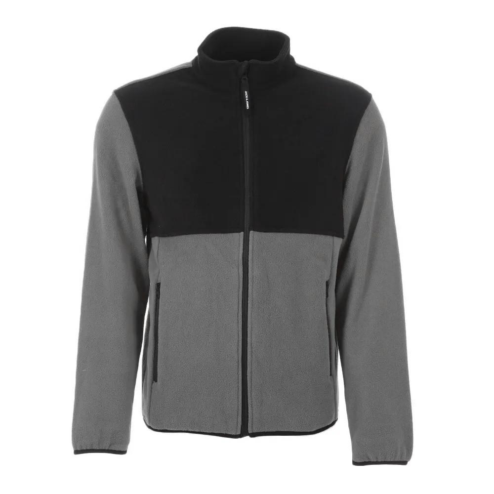 Jack & Jones Veste Polaire Grise Homme Jack & Jones Hype Fleece Collar
