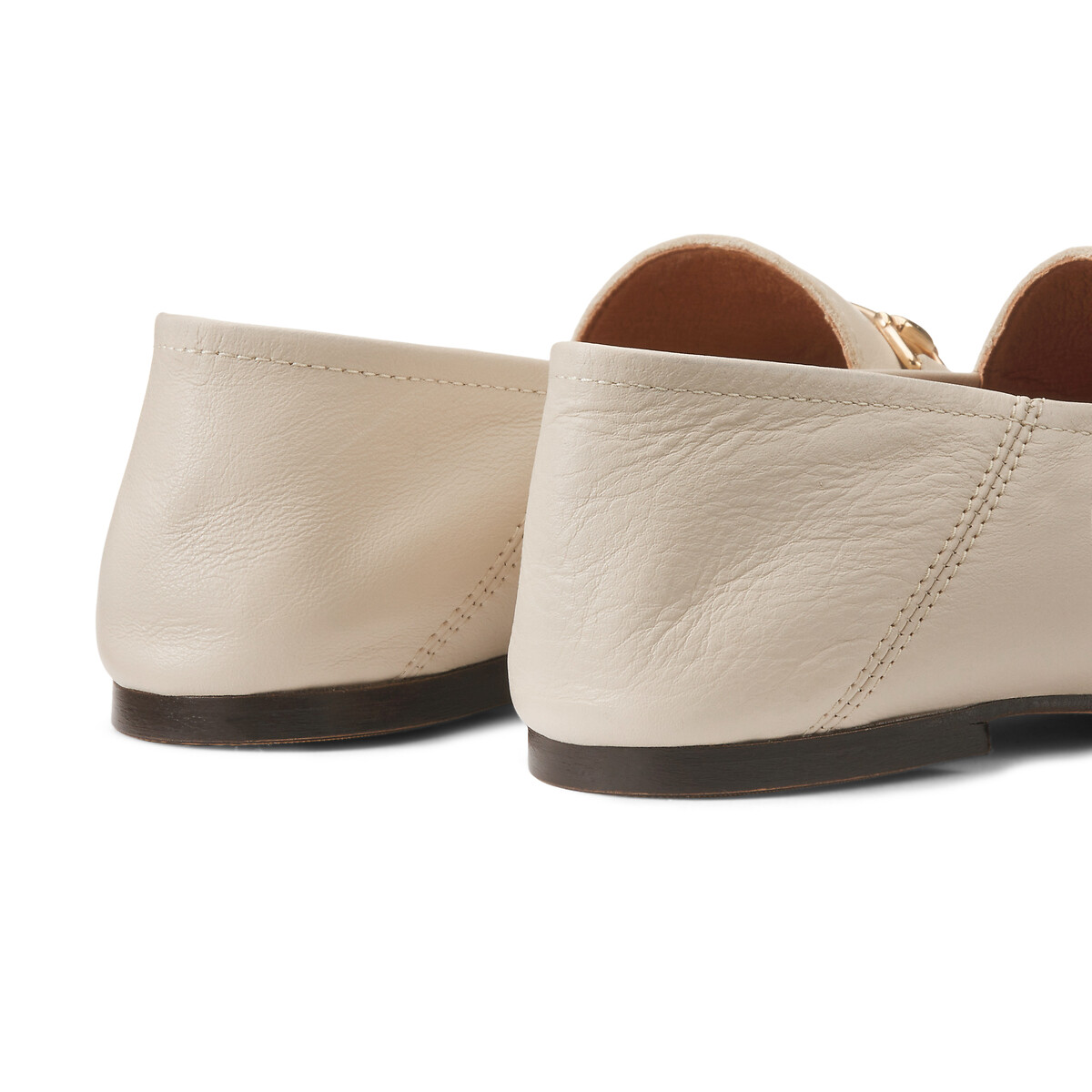 COLEÇÕES LA REDOUTE<br>Mocassins Signature em leer met morsetti