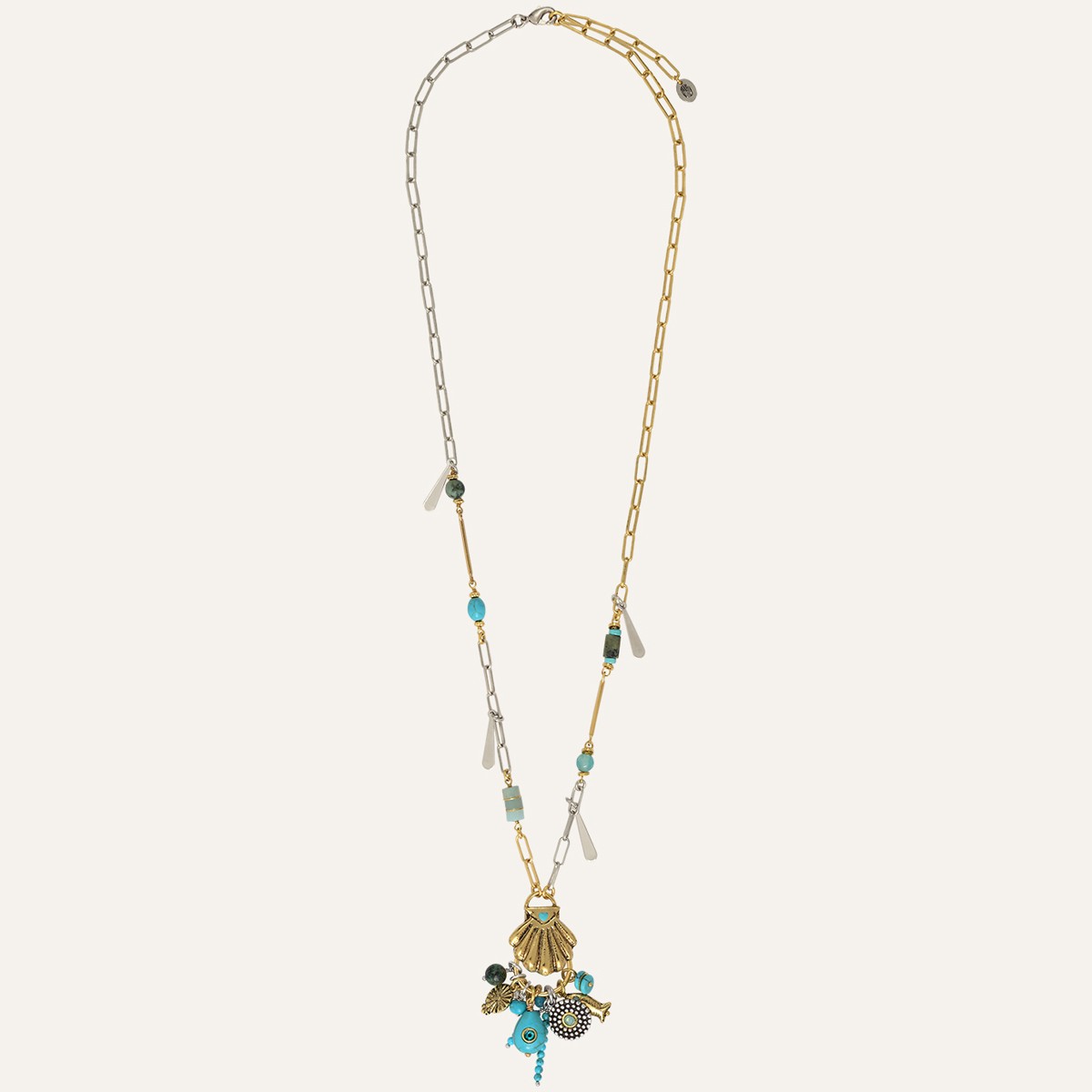 Collier Positano - Alliage & pierres