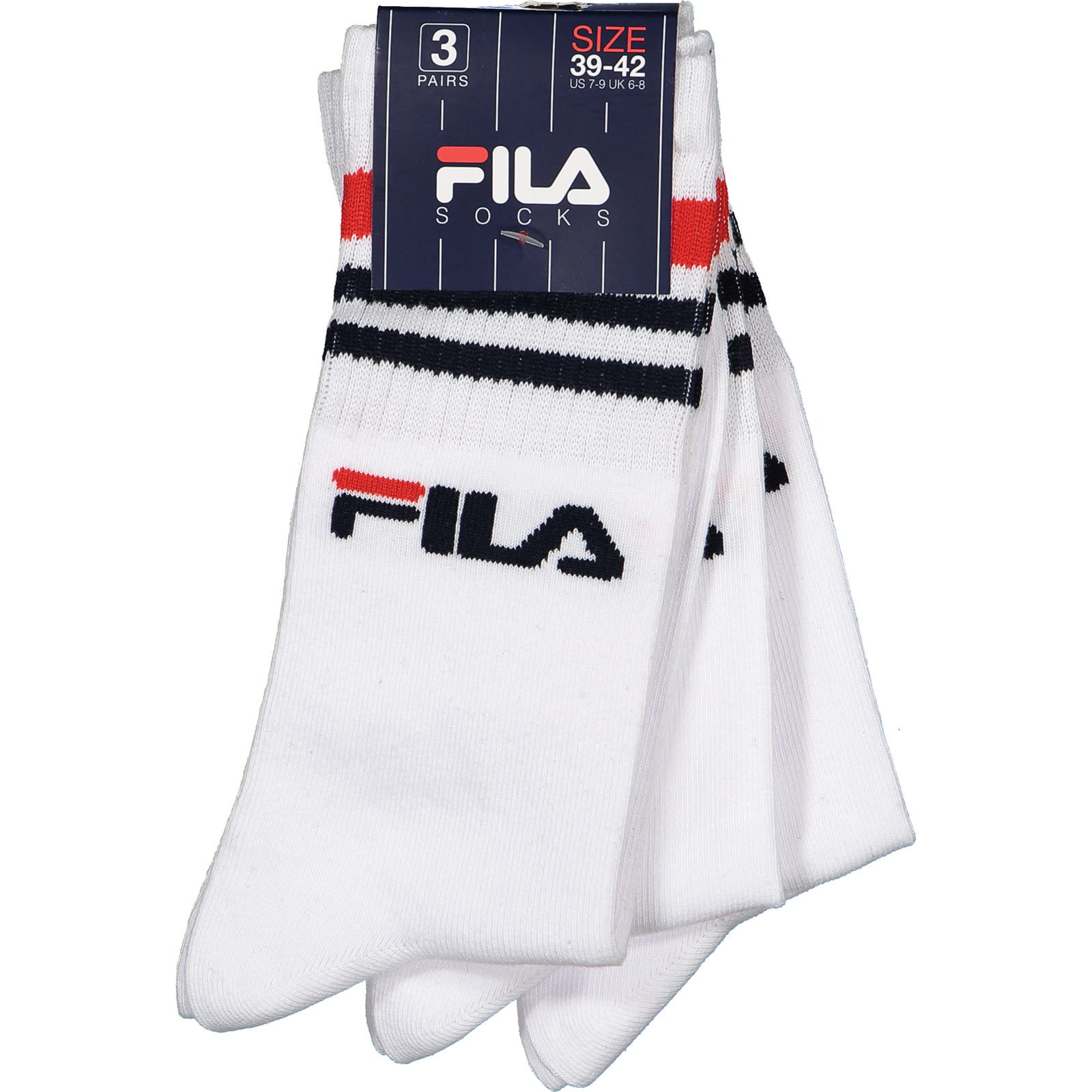 Fila Sportsocken, 3 Paar weiss, 35-38
