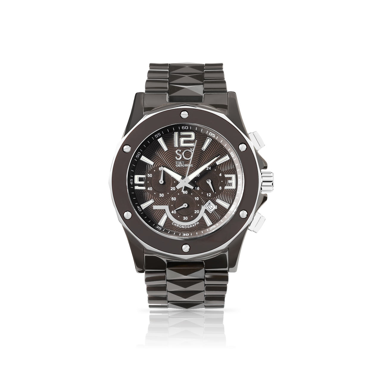 Montre Stay Original homme chronographe céramique