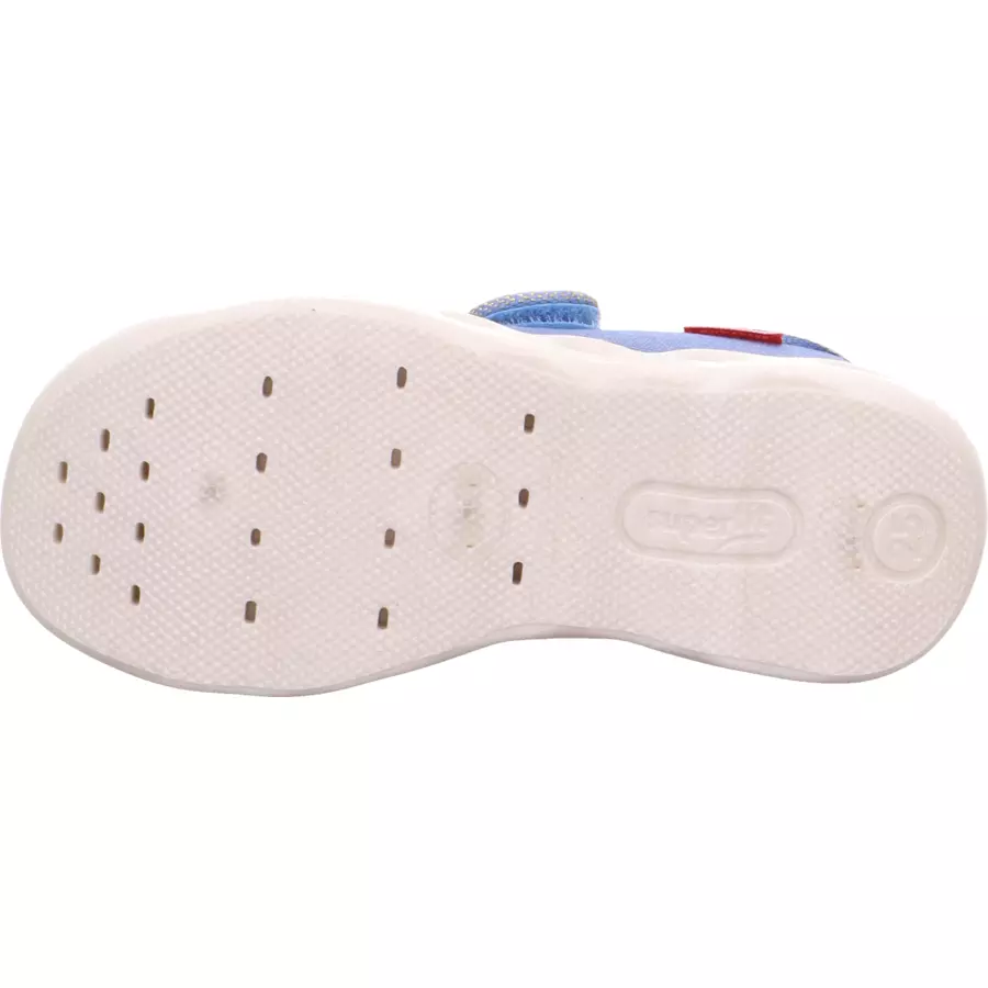 superfit Hausschuh Bubble blau (mittel)