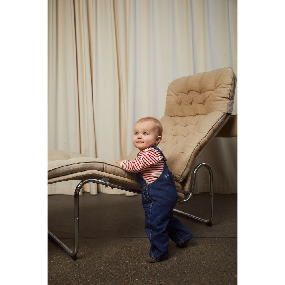 Køb Copenhagen Colors Dark Indigo Blue Washed Organic Baby Smækbukser