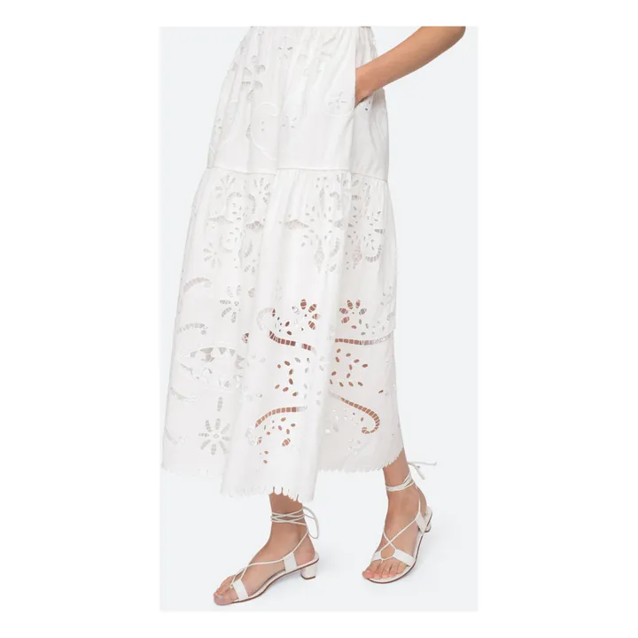 Sea NY Robe Brodée Liat | Blanc