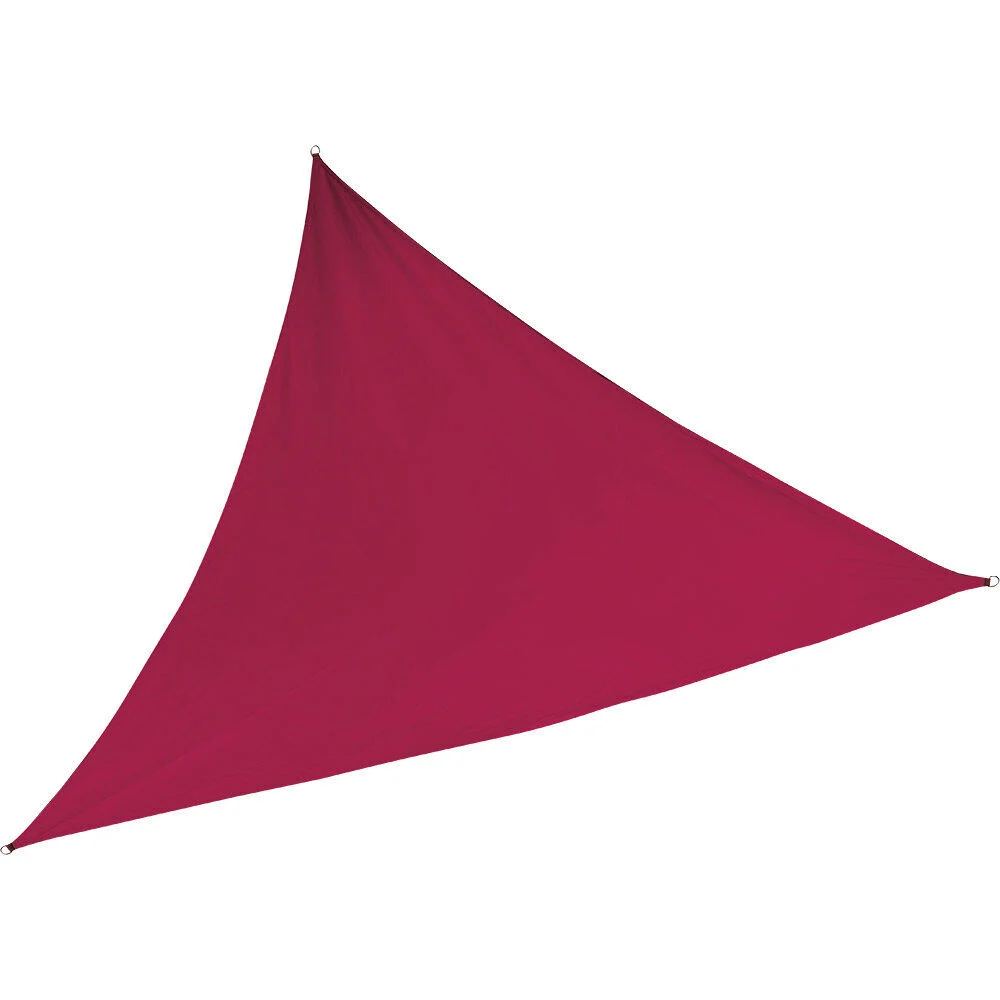 Voile d'ombrage Delta 300x300x300cm rouge
