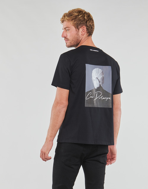 Karl Lagerfeld - KLXCD UNISEX SIGNATURE T-SHIRT Negro