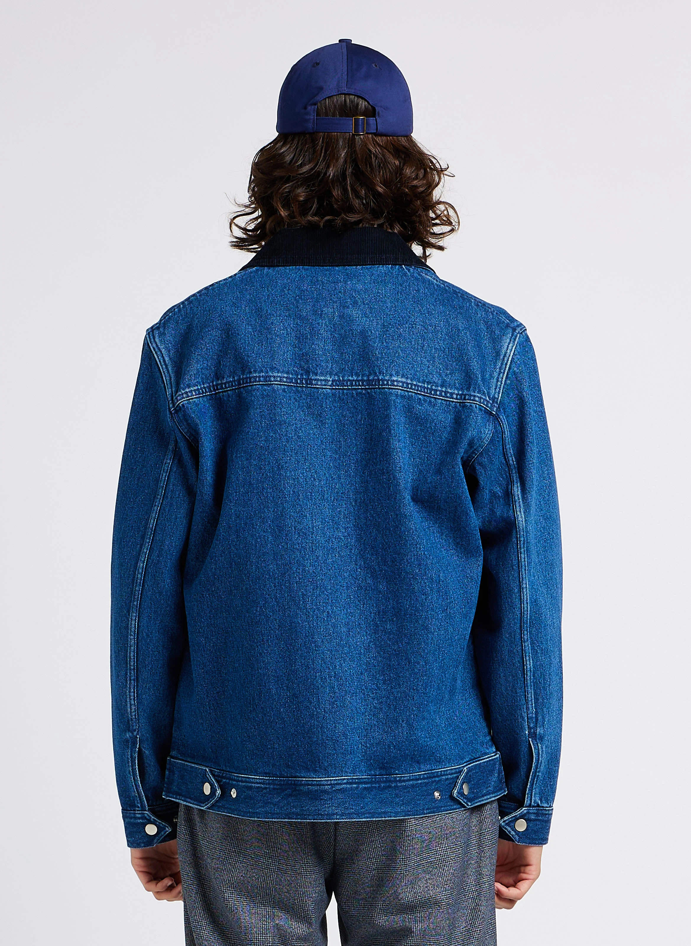 AUDIN MAISON LABICHE - Veste en Jean col en velours | Jean Délavé