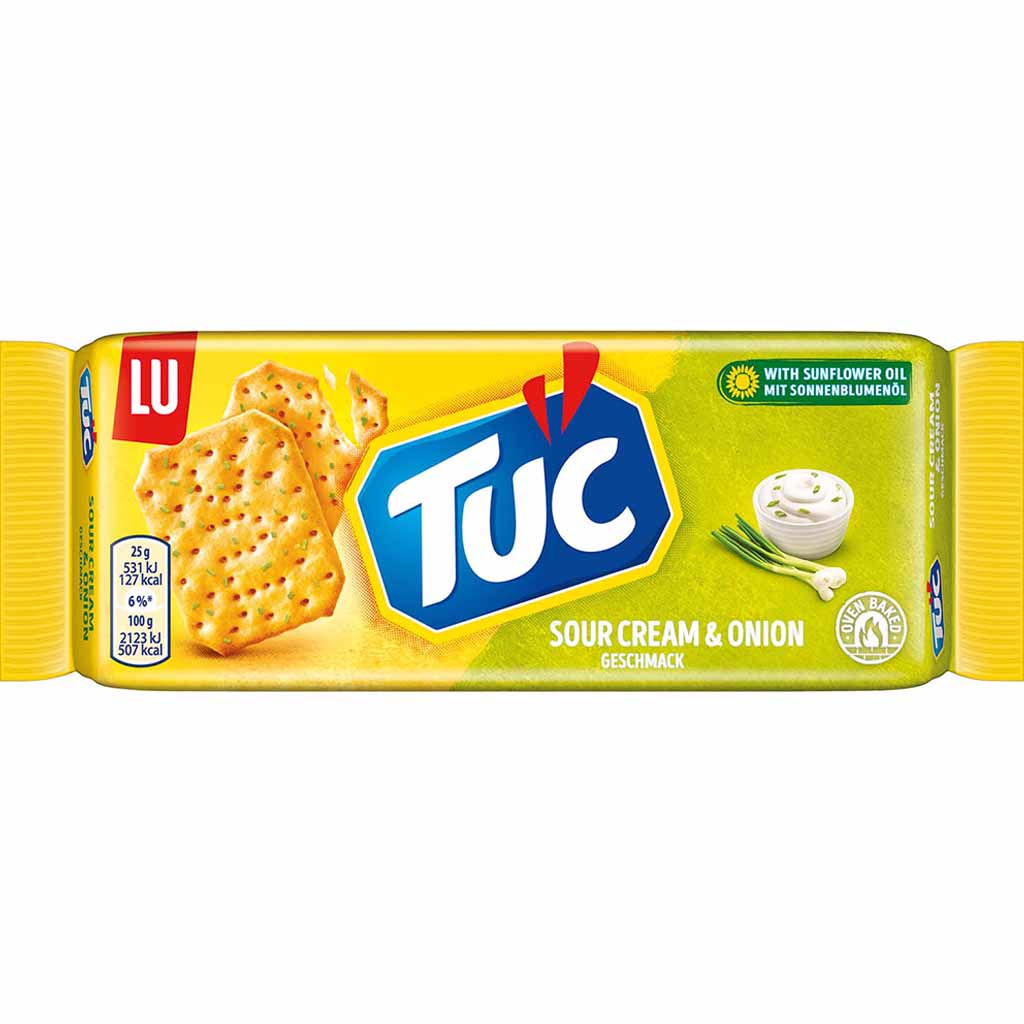 TUC Cracker Sour Cream & Onion 100g MHD:30.6.25