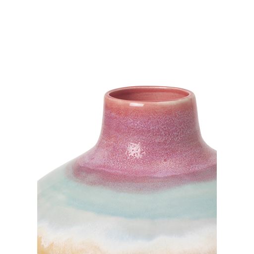 Kähler X KimPop Vase, Pink/Mint/Yellow