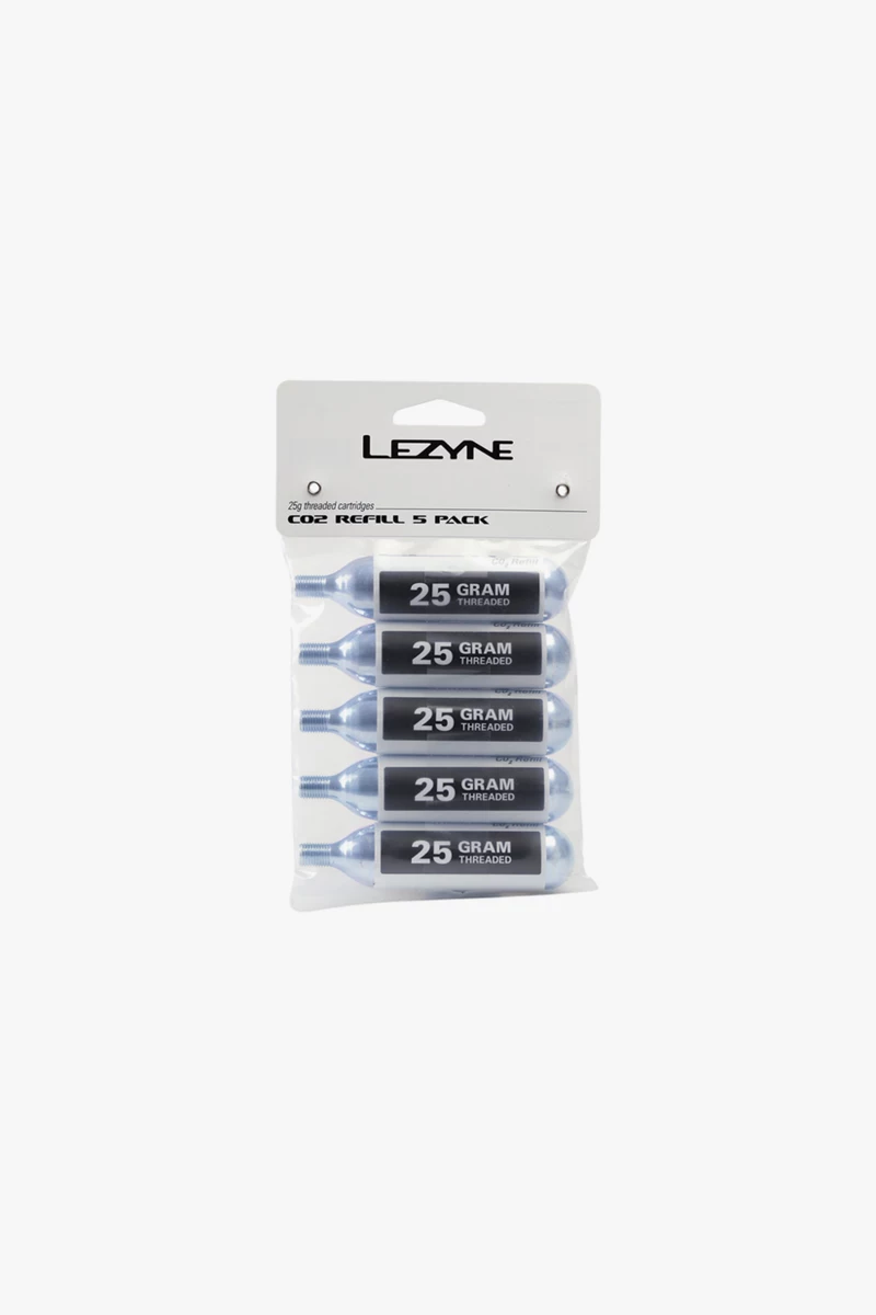 Lezyne 5-Pack 25 g CO2 Patrone