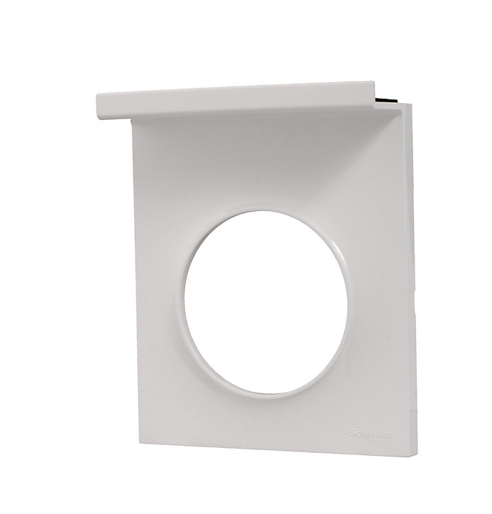 Plaque de finition simple Schneider Electric Odace blanc