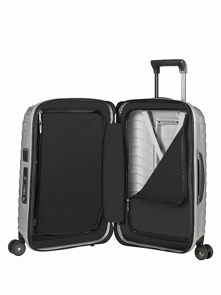 SAMSONITE Trolley Proxis erweiterbar 55cm silver silber