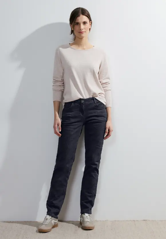 Casual Fit Jeans - blue black washed