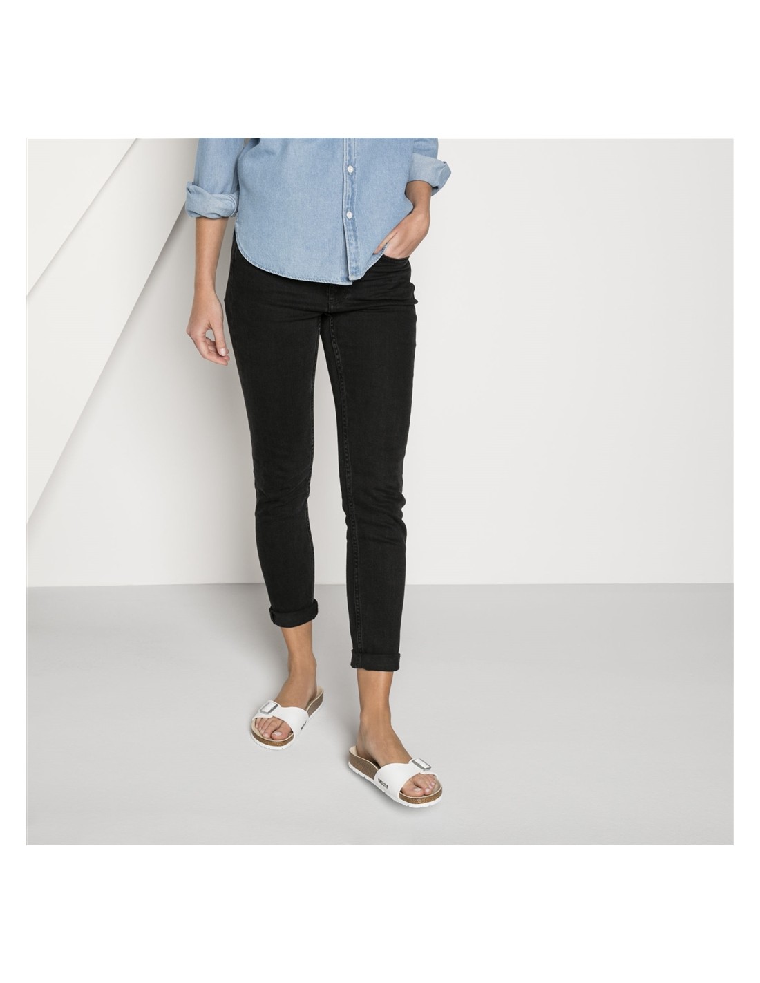 birkenstock Claquettes Homme Madrid Blanc