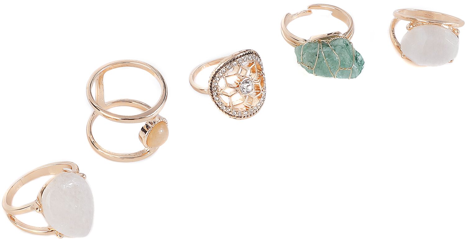 Lot de bagues pierres filigrane | Full Volume by EMP Bague