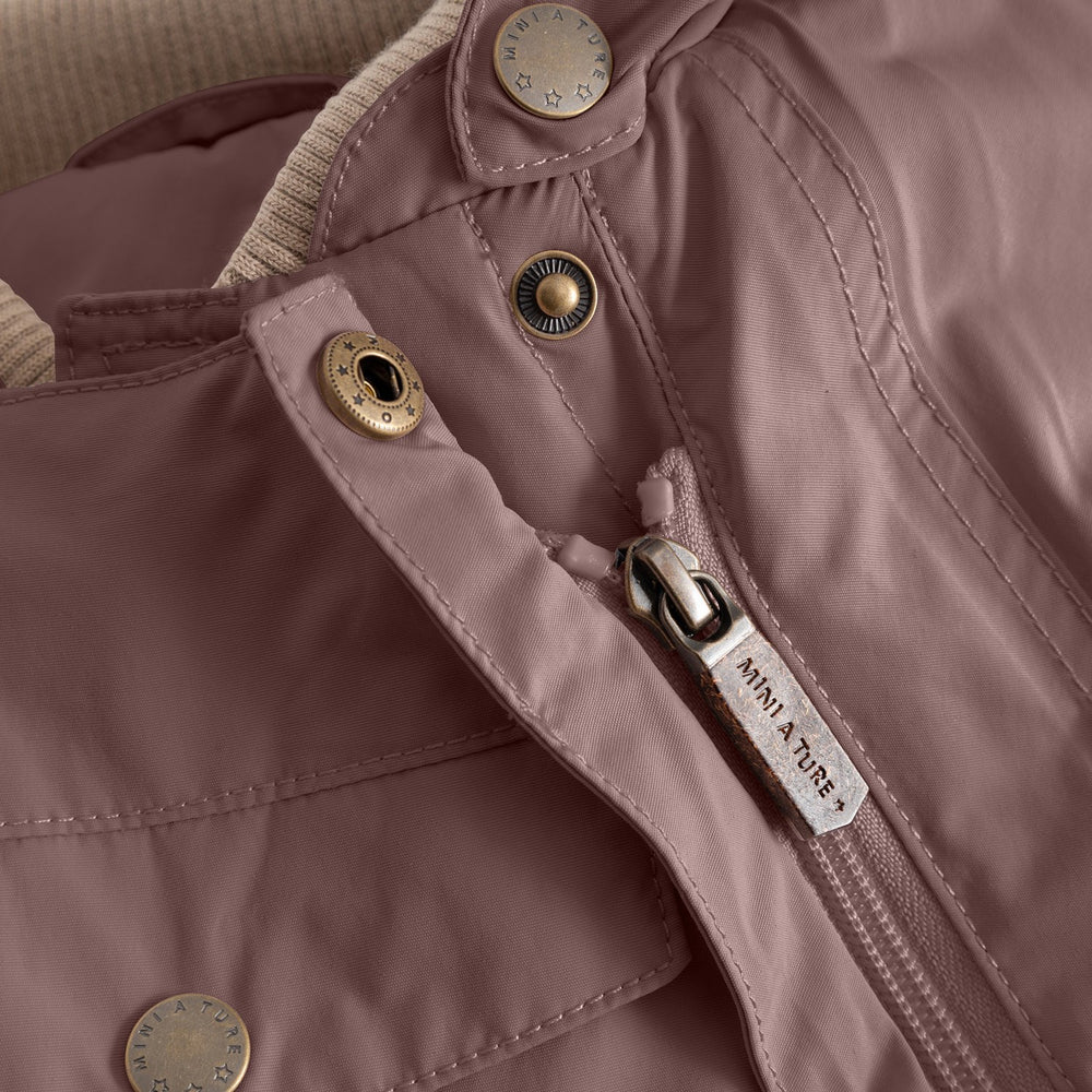 Køb Mini A ture Peppercorn Plum Matwisti Fleece Lined Snowsuit. GRS