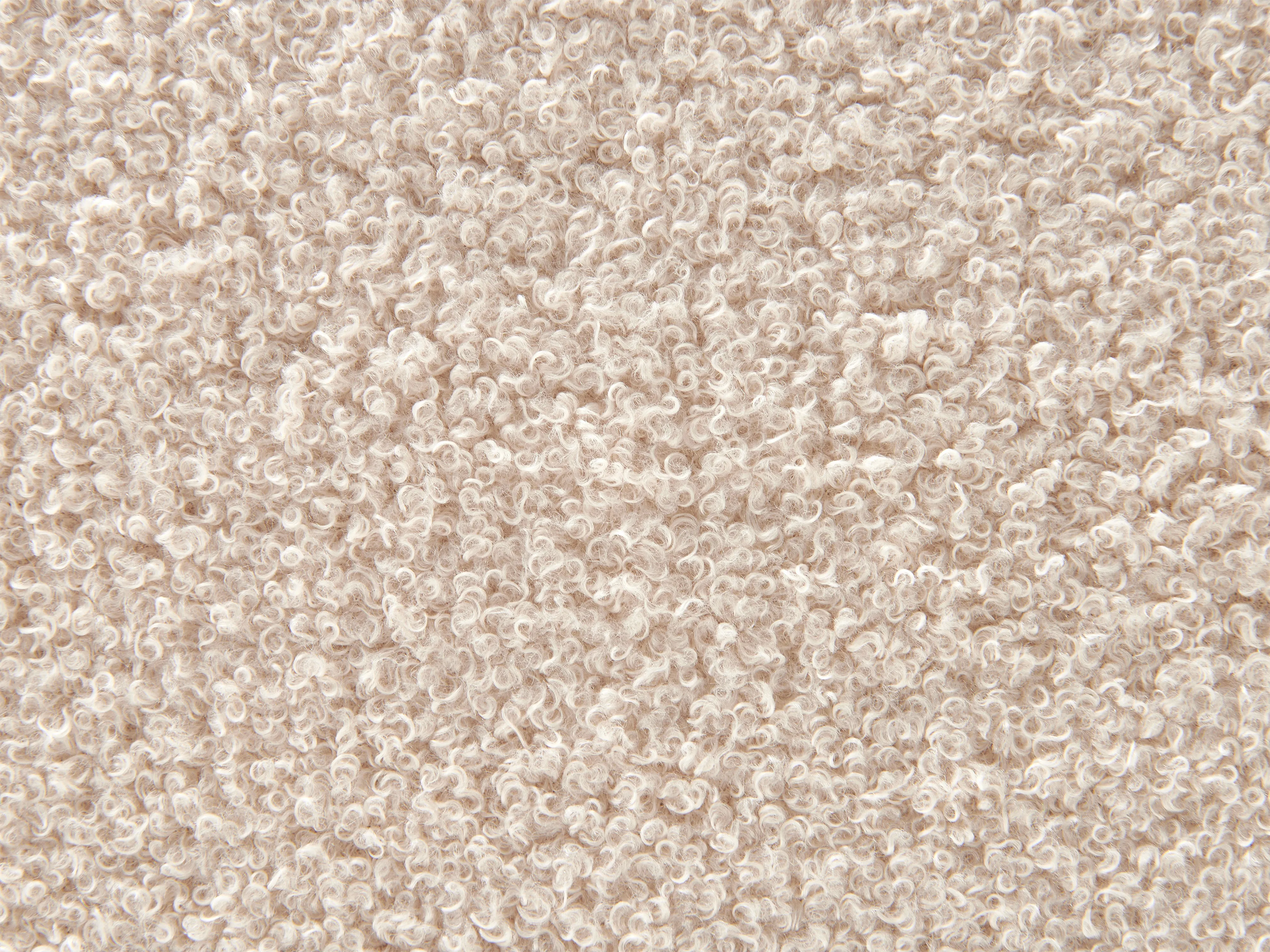 Kinderbed met opbergruimte Bouclé ANET 90 x 200 cm Beige
