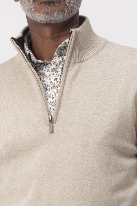 Campbell beige heren trui