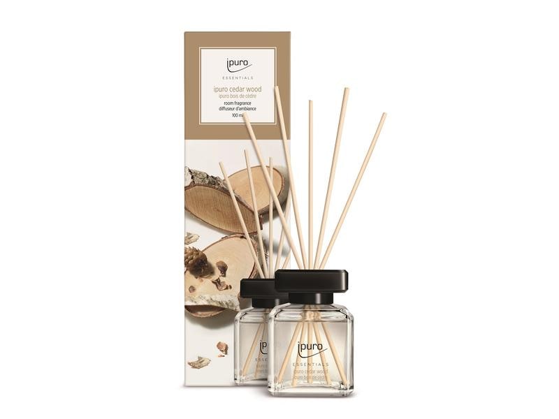 ipuro Duftstäbchen Cedar Wood 100 ml 100 ml Duftstäbchen mit blumig-würzigem Duft