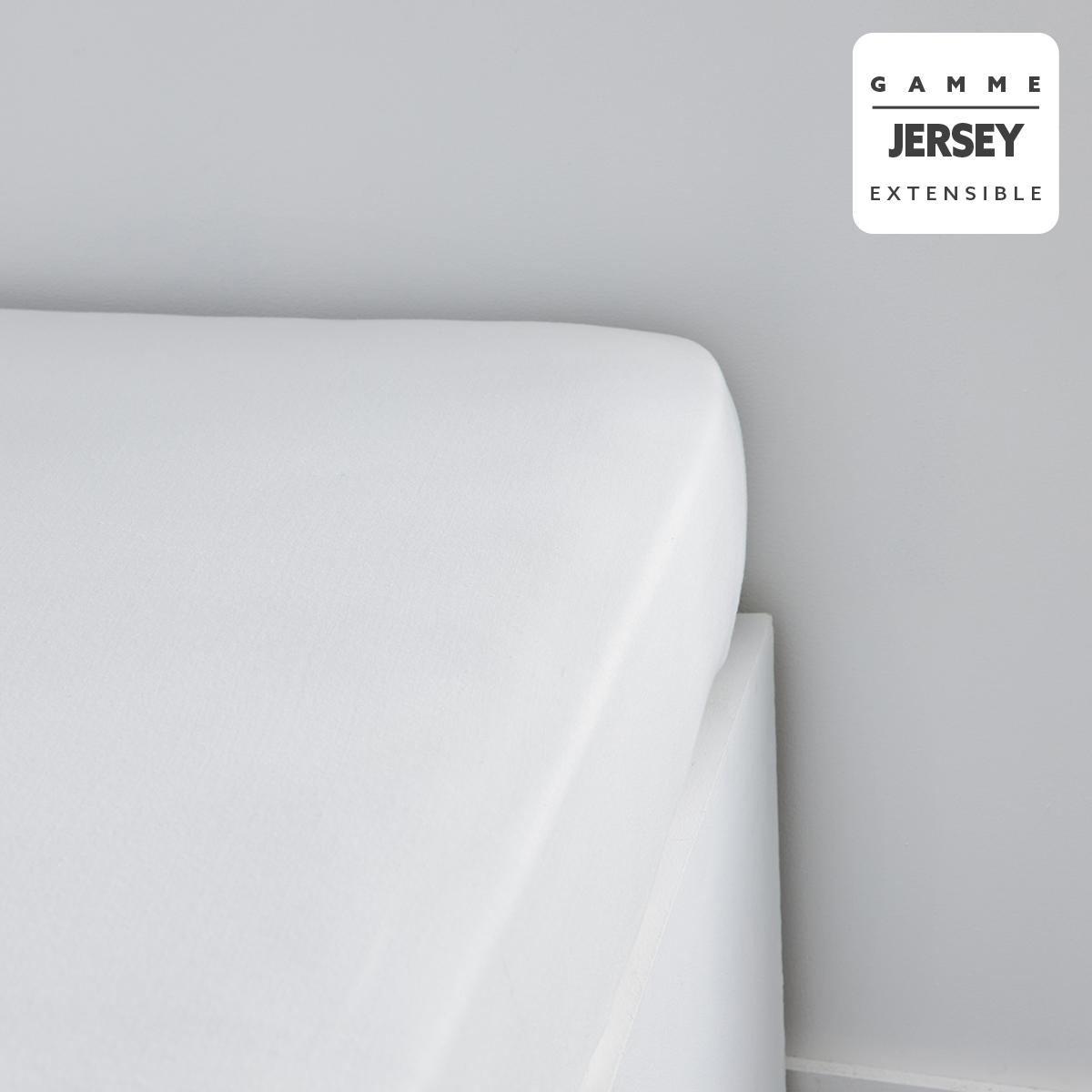 DRAP HOUSSE JERSEY 140X200CM CRAIE