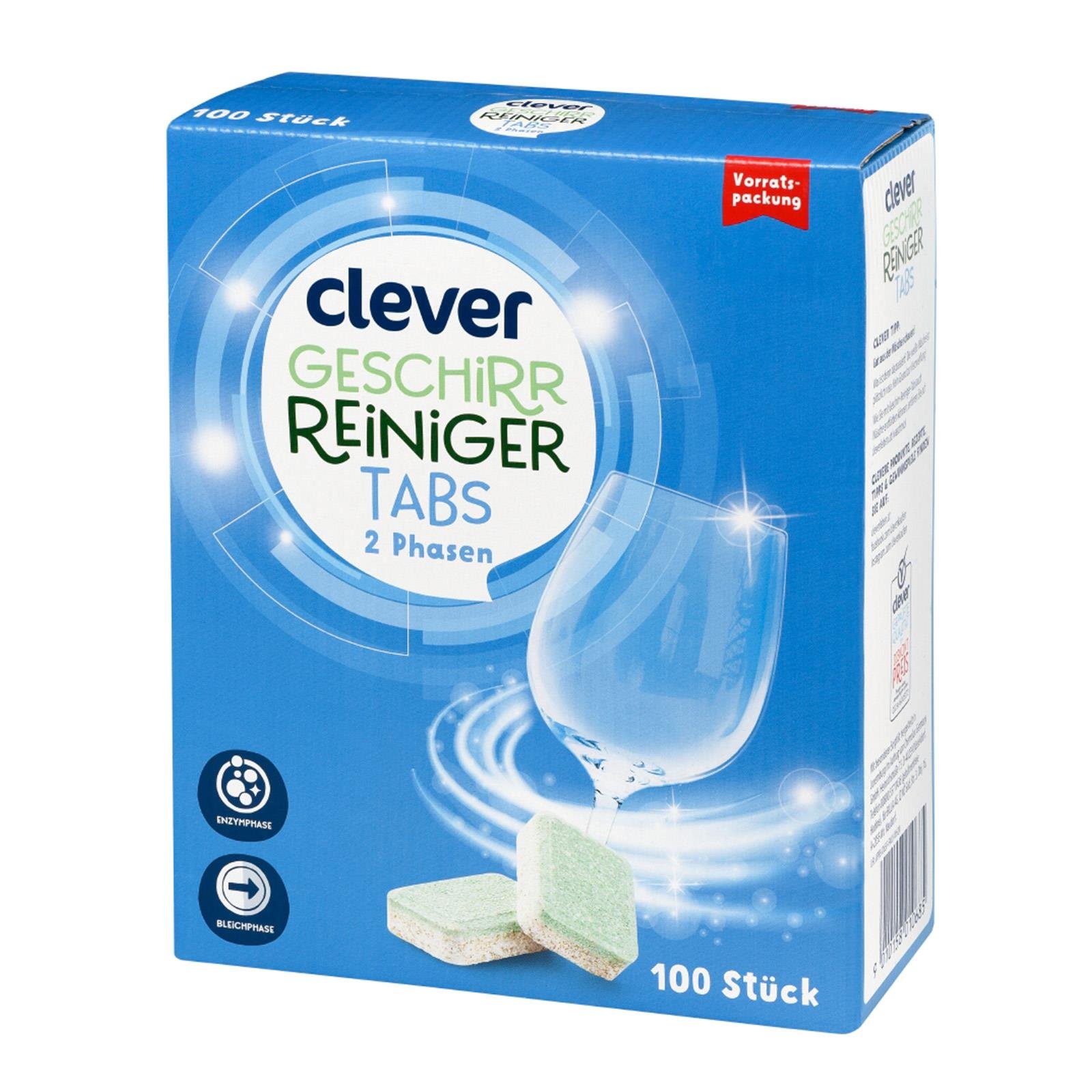 Clever 2-Phasen Geschirrspültabs
