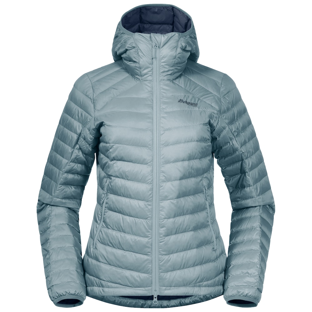 Røros Down Light Jacket w/Hood Dame Misty Forest