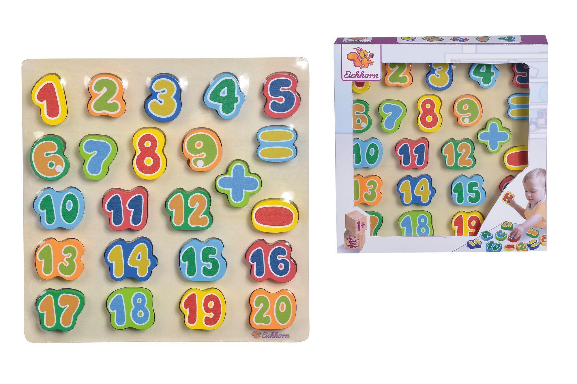 Lernspielzeug ZAHLEN 23-teilig