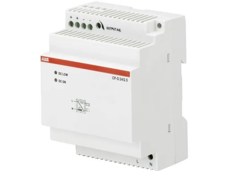 ABB CP-D24/2.5, 60 W, Hvid, 71 mm, 57,5 mm, 91 mm, 252 g