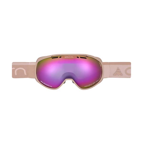Masque de ski CAIRN GENIUS OTG SPX3 MAT POWDER PINK LATTE
