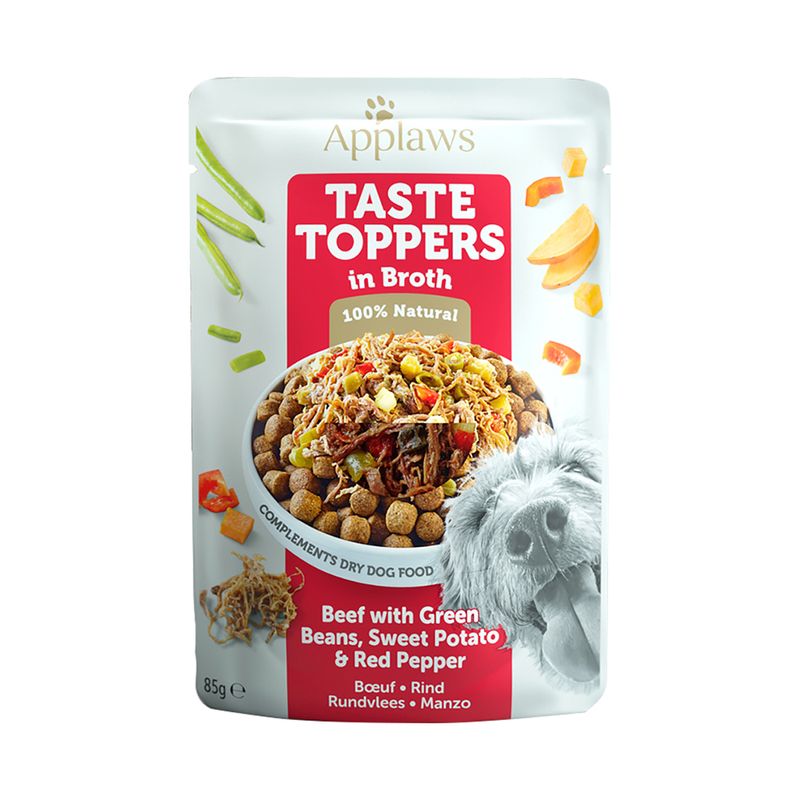 Lot mixte Applaws Taste Toppers 6 x 85 g pour chien