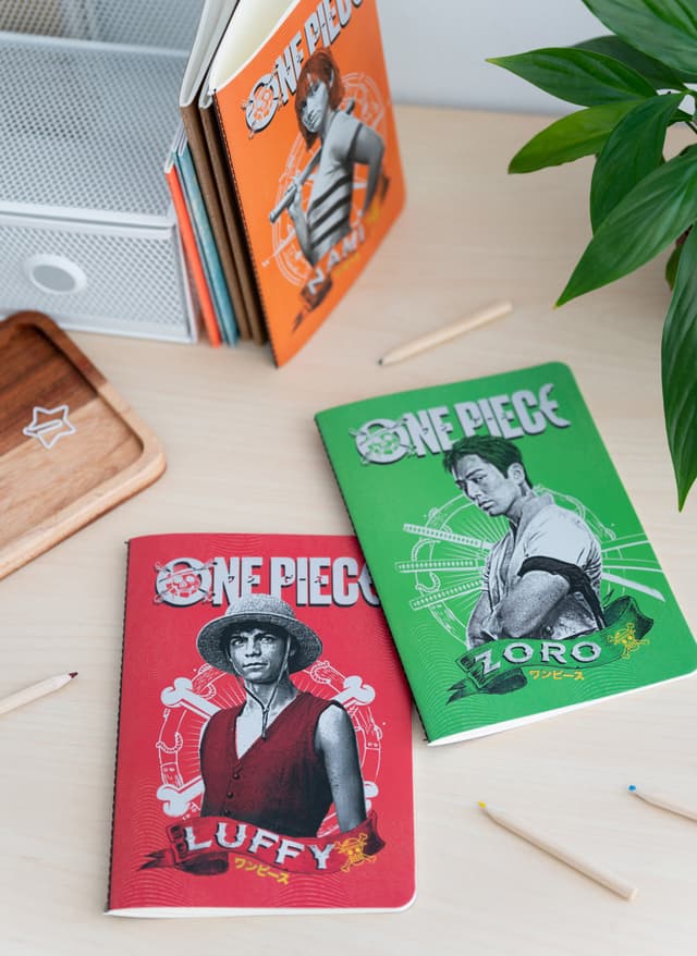 Erik Grupo One Piece papirnotesbog (3-pakke)
